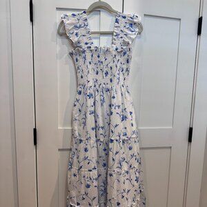 The Ellie Nap Dress (Blue Botanical)